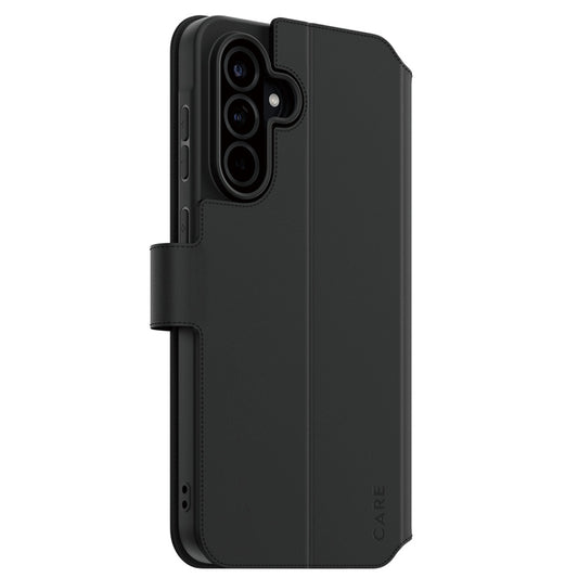 Étui pour Samsung Galaxy A36 A366, PanzerGlass, avec fonction support et portefeuille, Noir