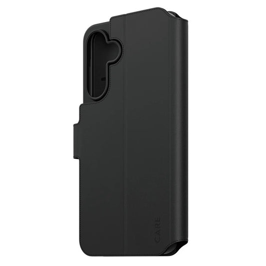 Étui pour Samsung Galaxy A36 A366, PanzerGlass, avec fonction support et portefeuille, Noir
