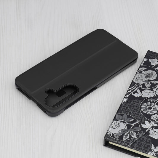 Hoes voor Samsung Galaxy A36 A366, Techsuit, eFold, Zwart