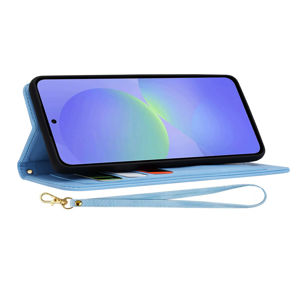 Coque pour Samsung Galaxy A36 A366, Techsuit, FlipCraft, Bleu
