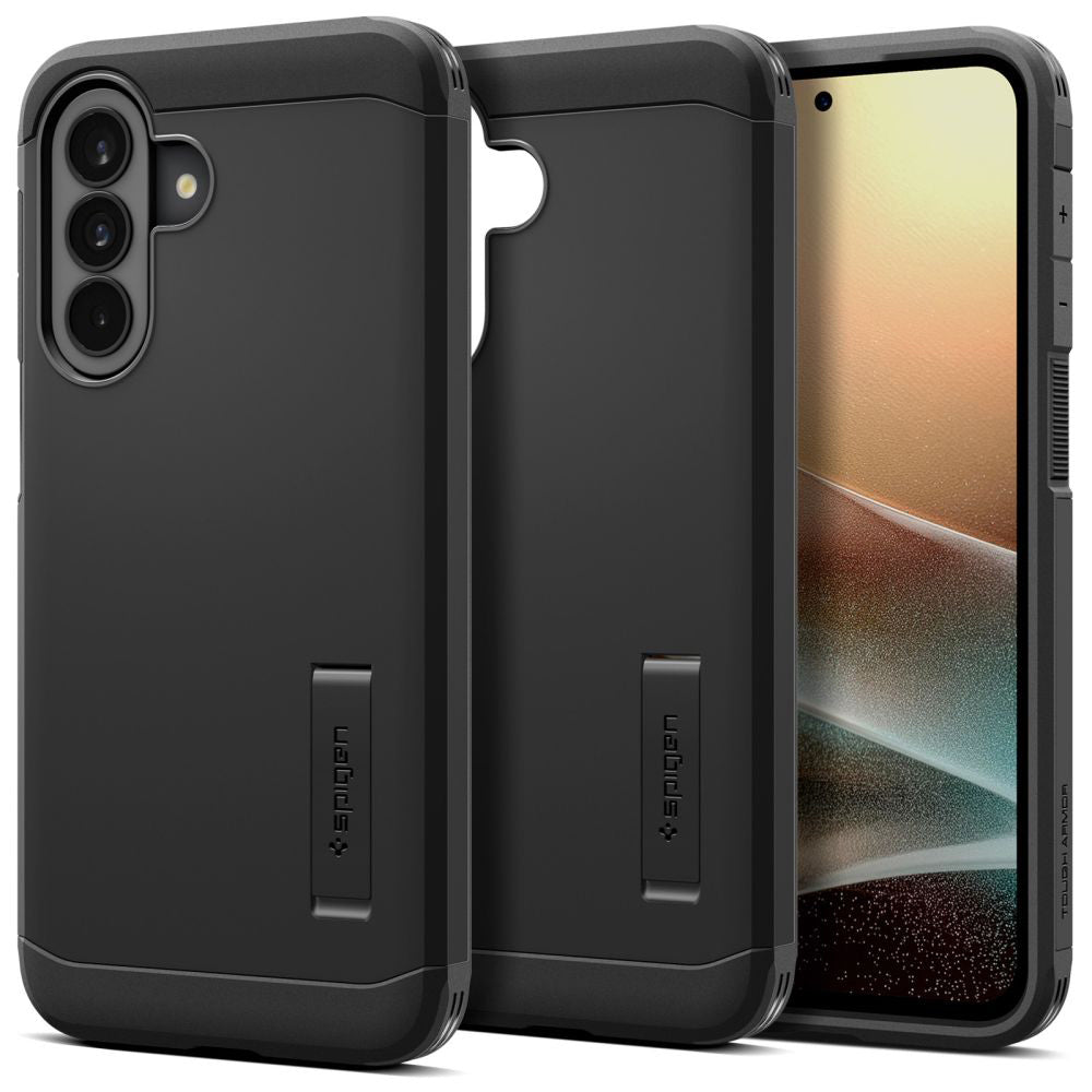 Hoesje voor Samsung Galaxy A37 5G, Spigen, Tough Armor, Zwart ACS11131