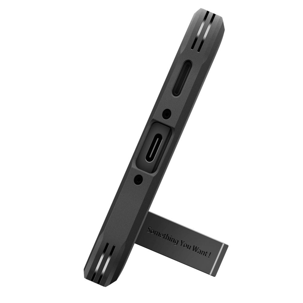 Hoesje voor Samsung Galaxy A37 5G, Spigen, Tough Armor, Zwart ACS11131