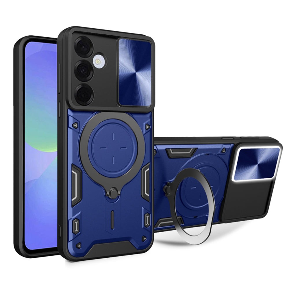 Hoes voor Samsung Galaxy A37 5G, Techsuit, CamGuard Pro, Blauw