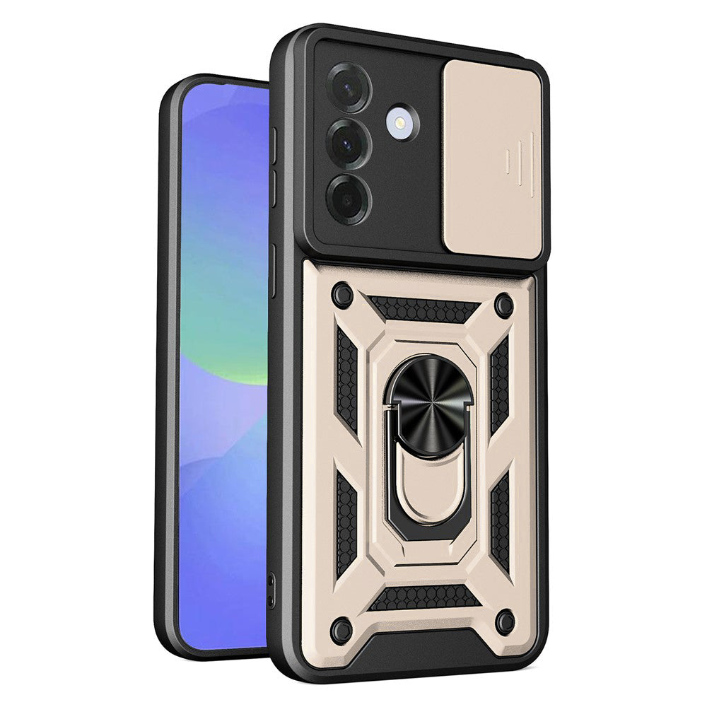 Hoes voor Samsung Galaxy A37 5G, Techsuit, CamShield, Goud