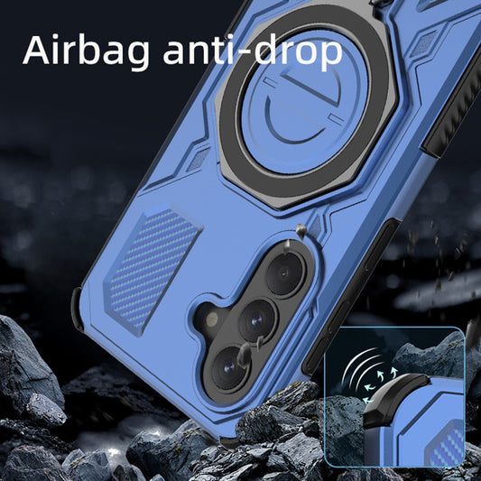 Étui pour Samsung Galaxy A37 5G, Techsuit, Carbon Shield Pro, Rose.