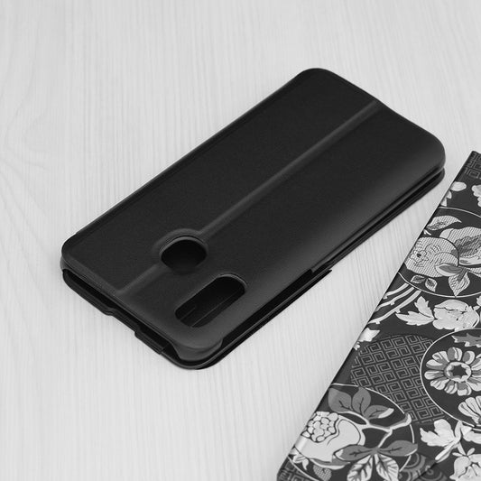 Hoes voor Samsung Galaxy A40 A405, Techsuit, eFold, Zwart