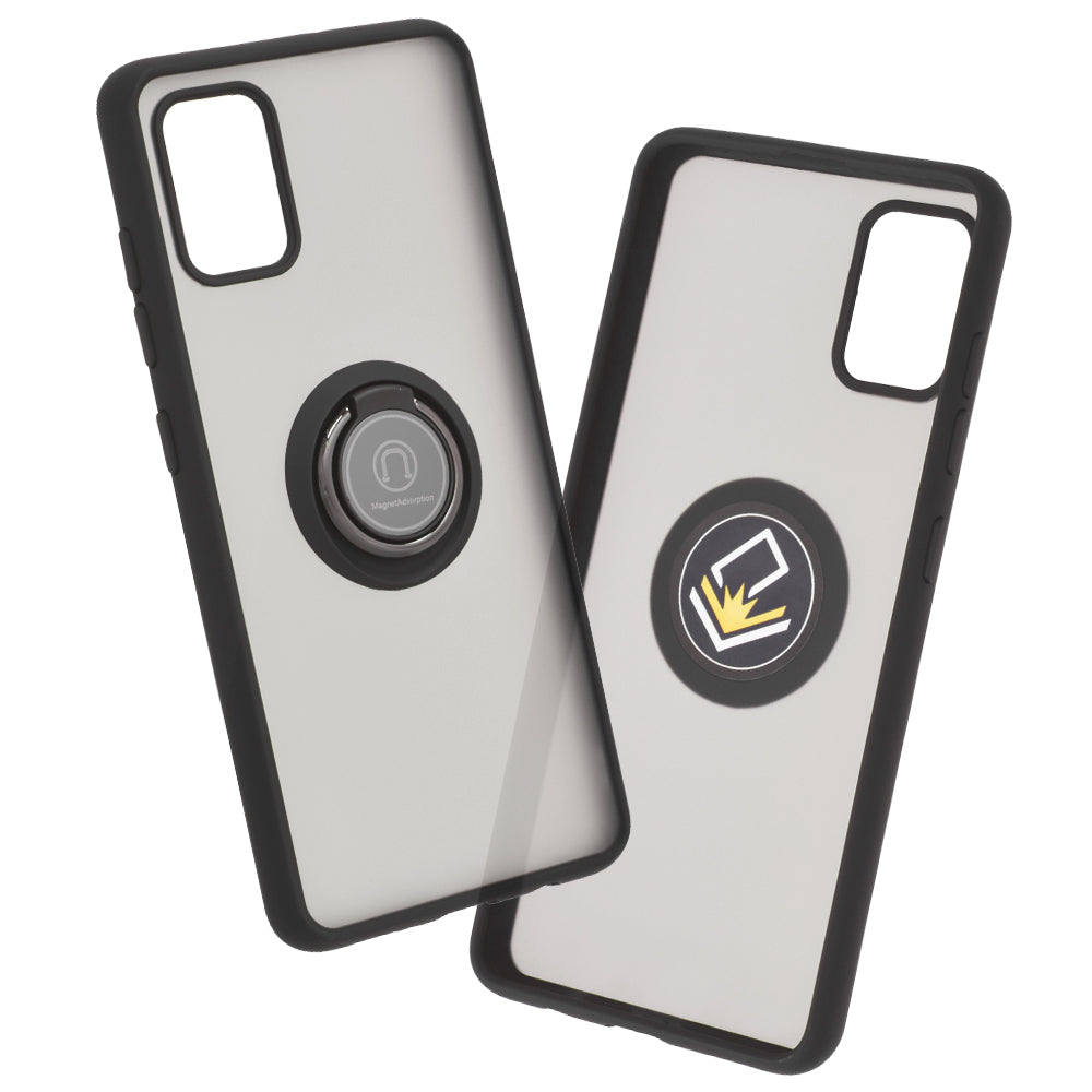 Coque pour Samsung Galaxy A51 A515, Techsuit, Glinth, Noire