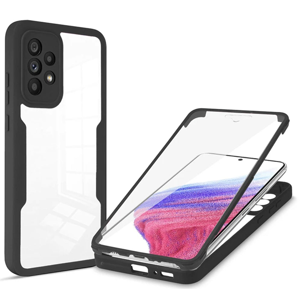 Coque pour Samsung Galaxy A53 5G A536, Techsuit, ColorVerse 360, Noire