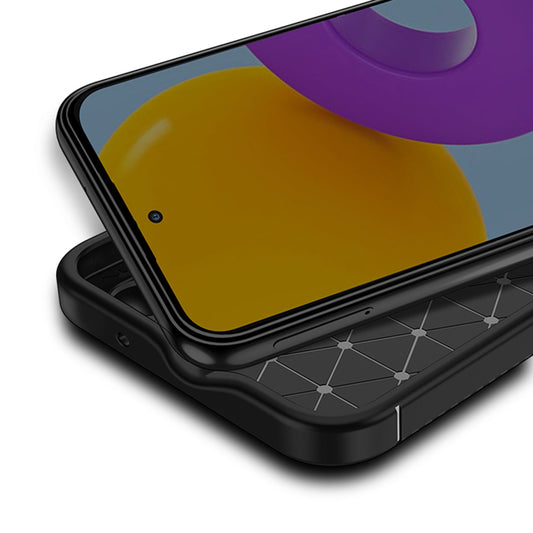 Hoes voor Samsung Galaxy A54 A546, Techsuit, CarbonFiber, Zwart