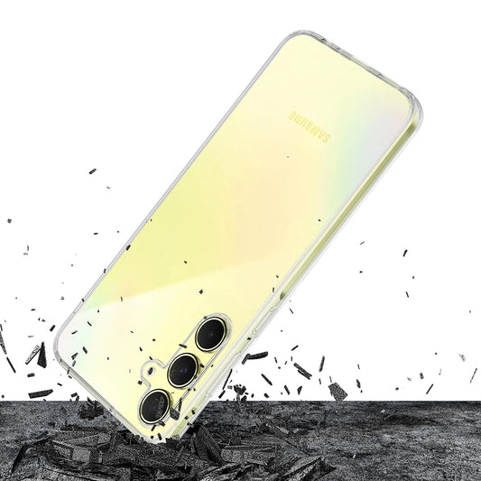 Hoesje voor Samsung Galaxy A55 5G A556, 3MK, Clear, Transparant