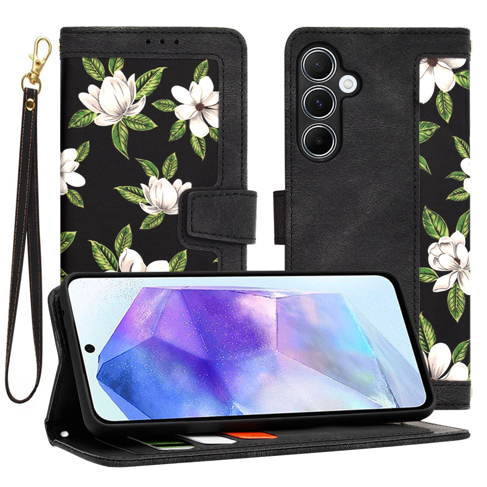 Coque pour Samsung Galaxy A55 5G A556, Techsuit, FlipCraft, Noire