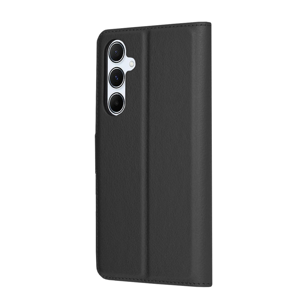 Coque pour Samsung Galaxy A55 5G A556, Techsuit, Leather Folio, Noire