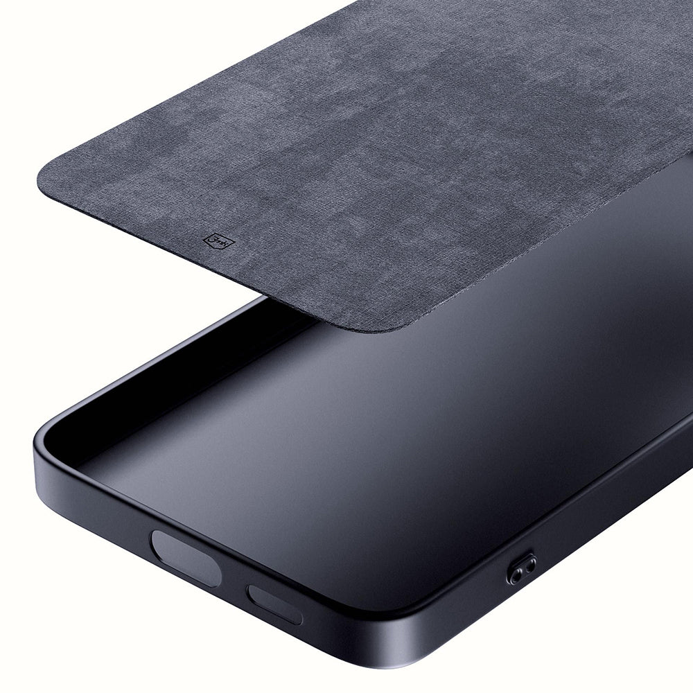 Coque pour Samsung Galaxy A56 A566, 3MK, Noir Mat