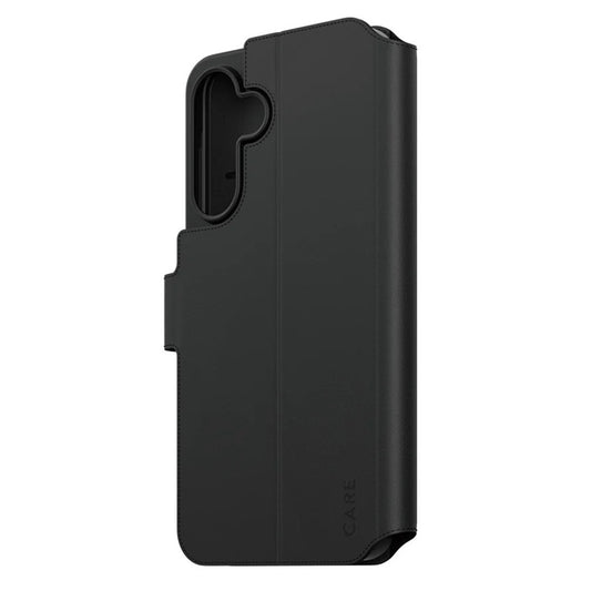 Étui pour Samsung Galaxy A56 A566, PanzerGlass, avec fonction support et portefeuille, Noir