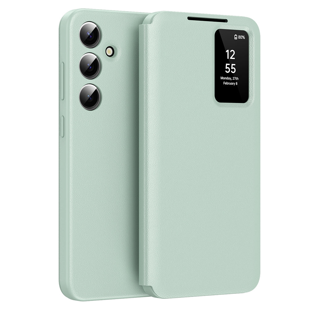 Coque pour Samsung Galaxy A56 A566, Techsuit, SmartView, Vert