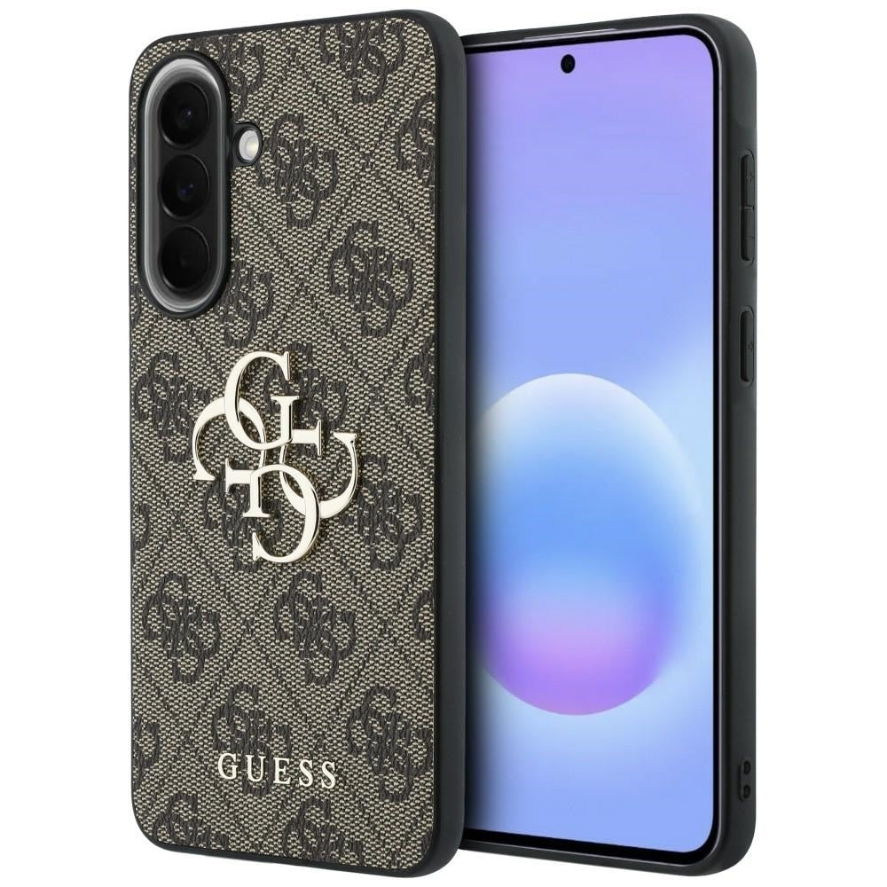 Case for Samsung Galaxy A57 5G, Guess, 4G Big Logo, Brown