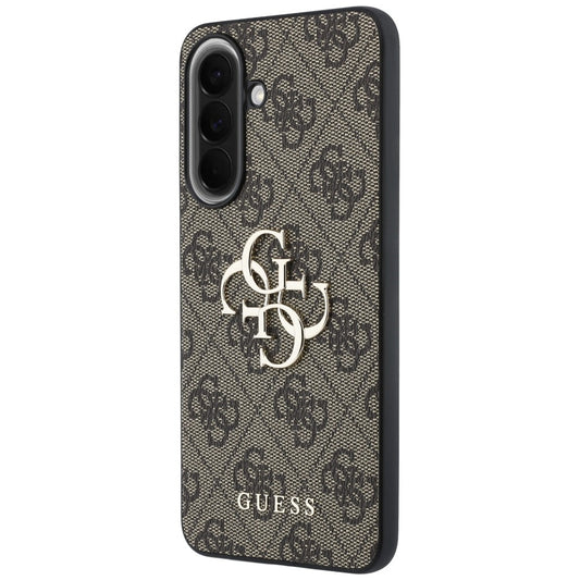 Coque pour Samsung Galaxy A57 5G, Guess, 4G Big Logo, Marron