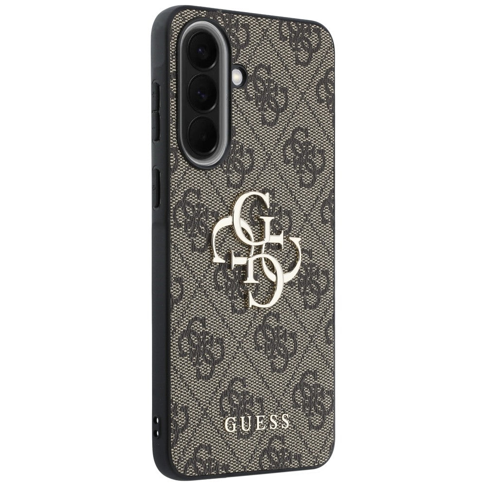 Case for Samsung Galaxy A57 5G, Guess, 4G Big Logo, Brown