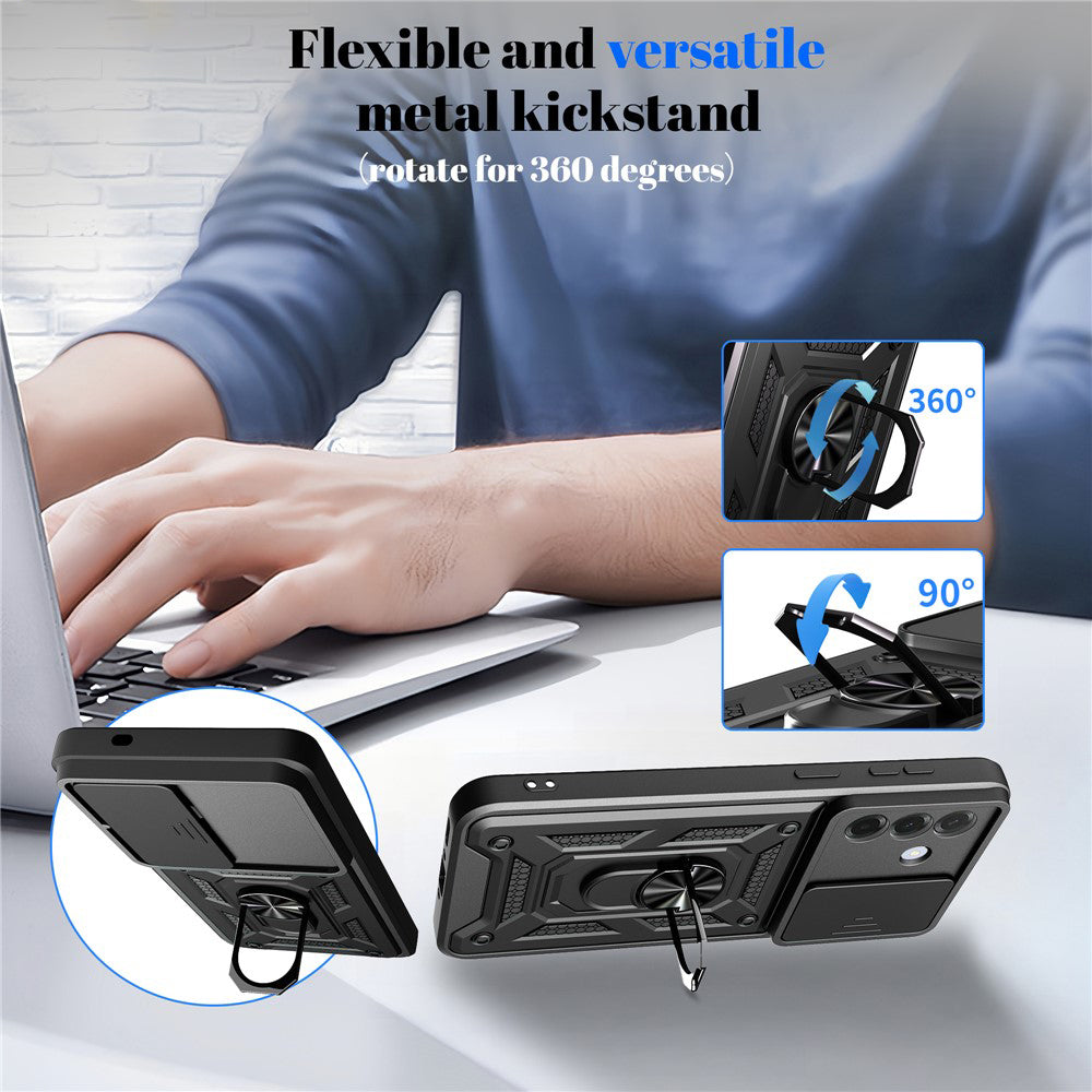 Hoes voor Samsung Galaxy A57 5G, Techsuit, CamShield, Goud