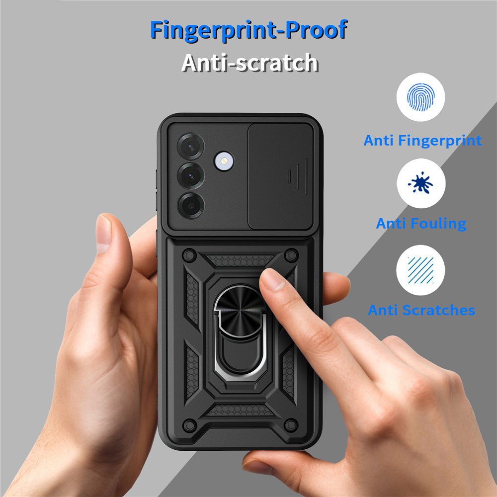 Hoes voor Samsung Galaxy A57 5G, Techsuit, CamShield, Zwart