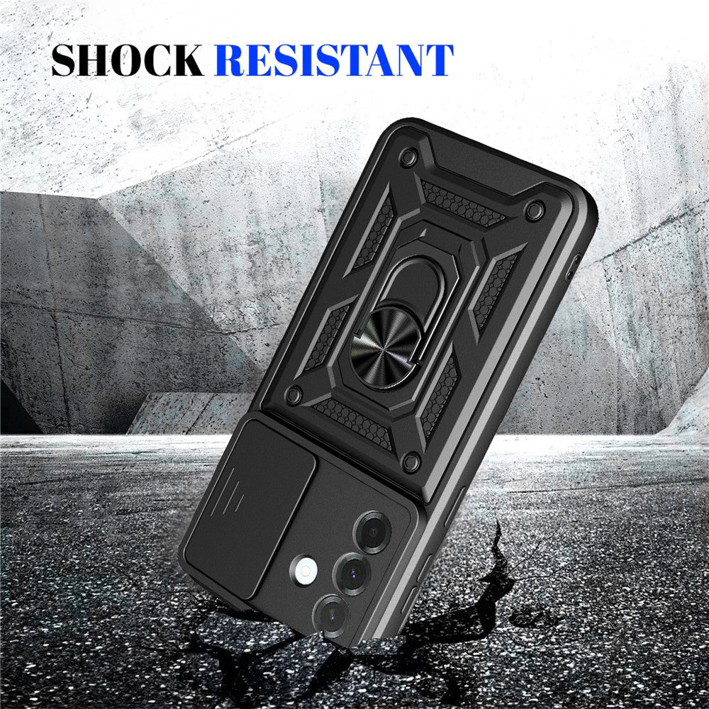 Hoes voor Samsung Galaxy A57 5G, Techsuit, CamShield, Zwart