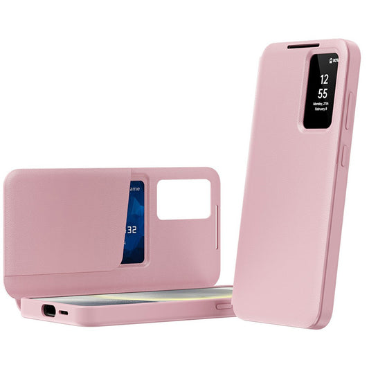 Étui pour Samsung Galaxy A57 5G, Techsuit, SmartView, Rose