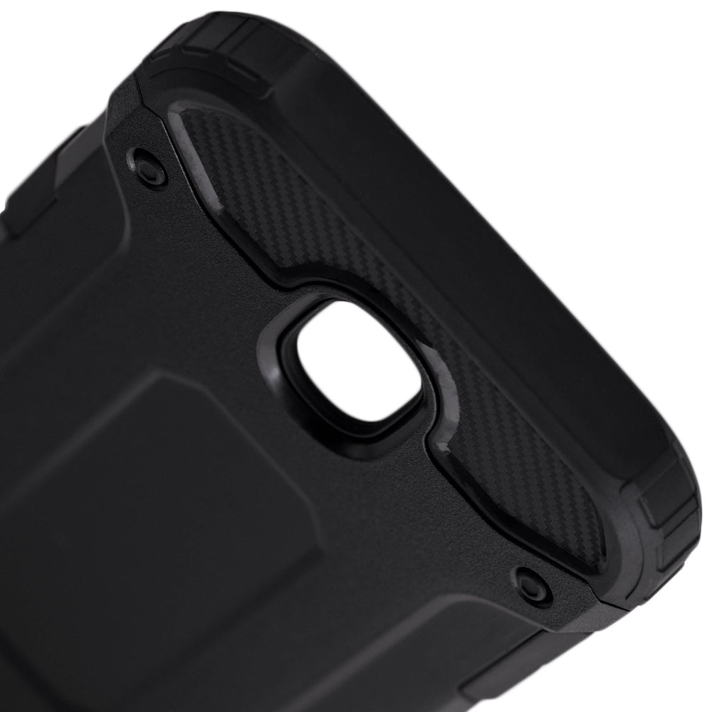 Coque pour Samsung Galaxy J5 (2017) J530, Techsuit, Hybrid Armor, Noire