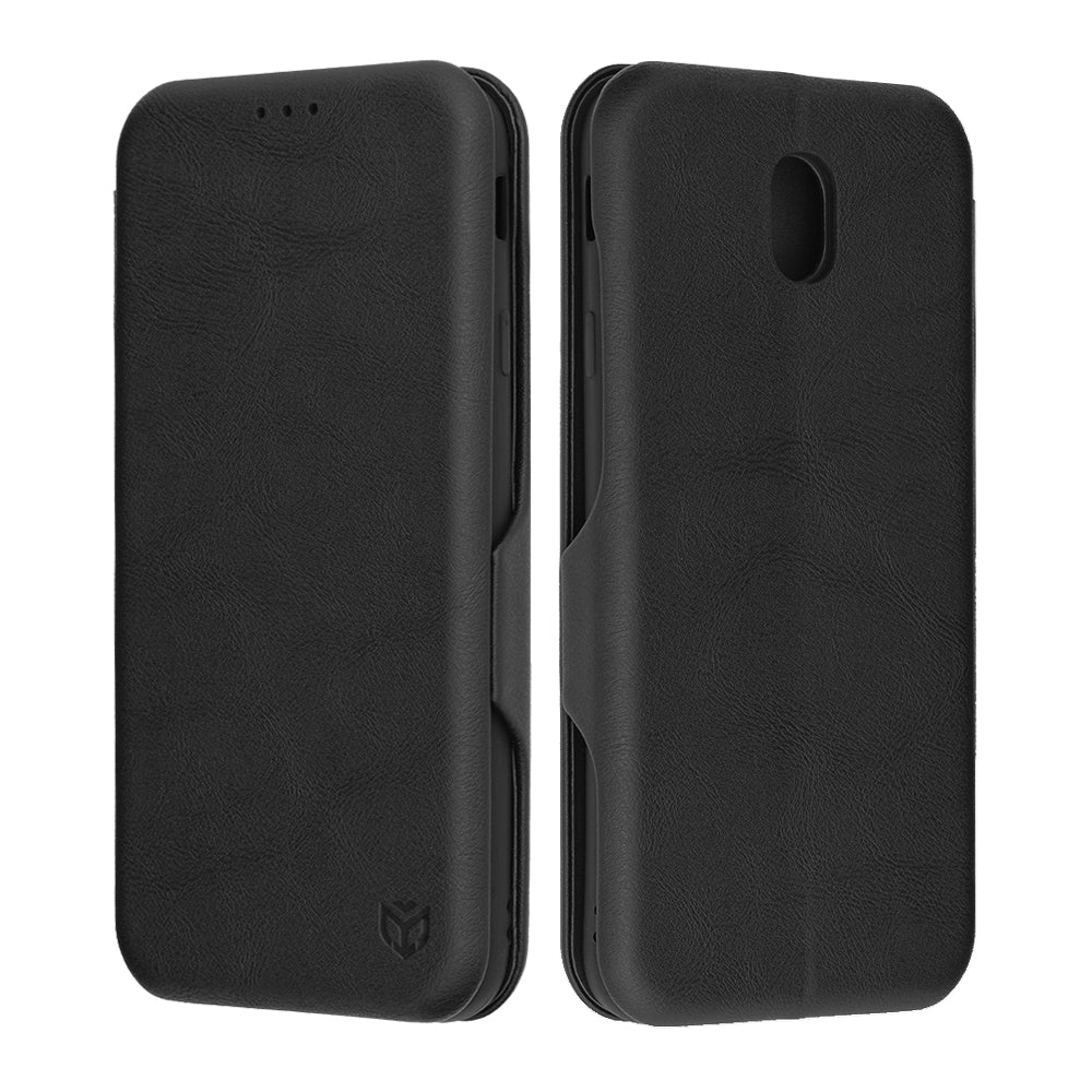 Coque pour Samsung Galaxy J7 (2017) J730, Techsuit, Safe Wallet Plus, Noire