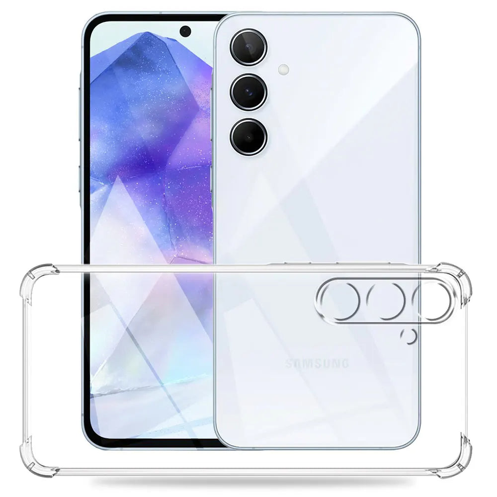 Hoes voor Samsung Galaxy M15, Techsuit, Shockproof Clear, Transparant