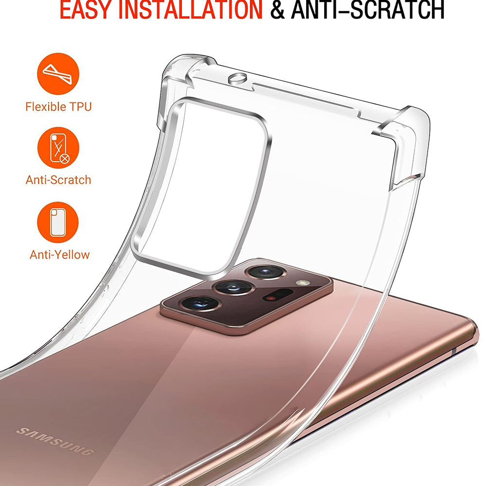 Coque pour Samsung Galaxy Note 20 Ultra 5G N986 / Note 20 Ultra N985, Techsuit, Transparent Antichoc