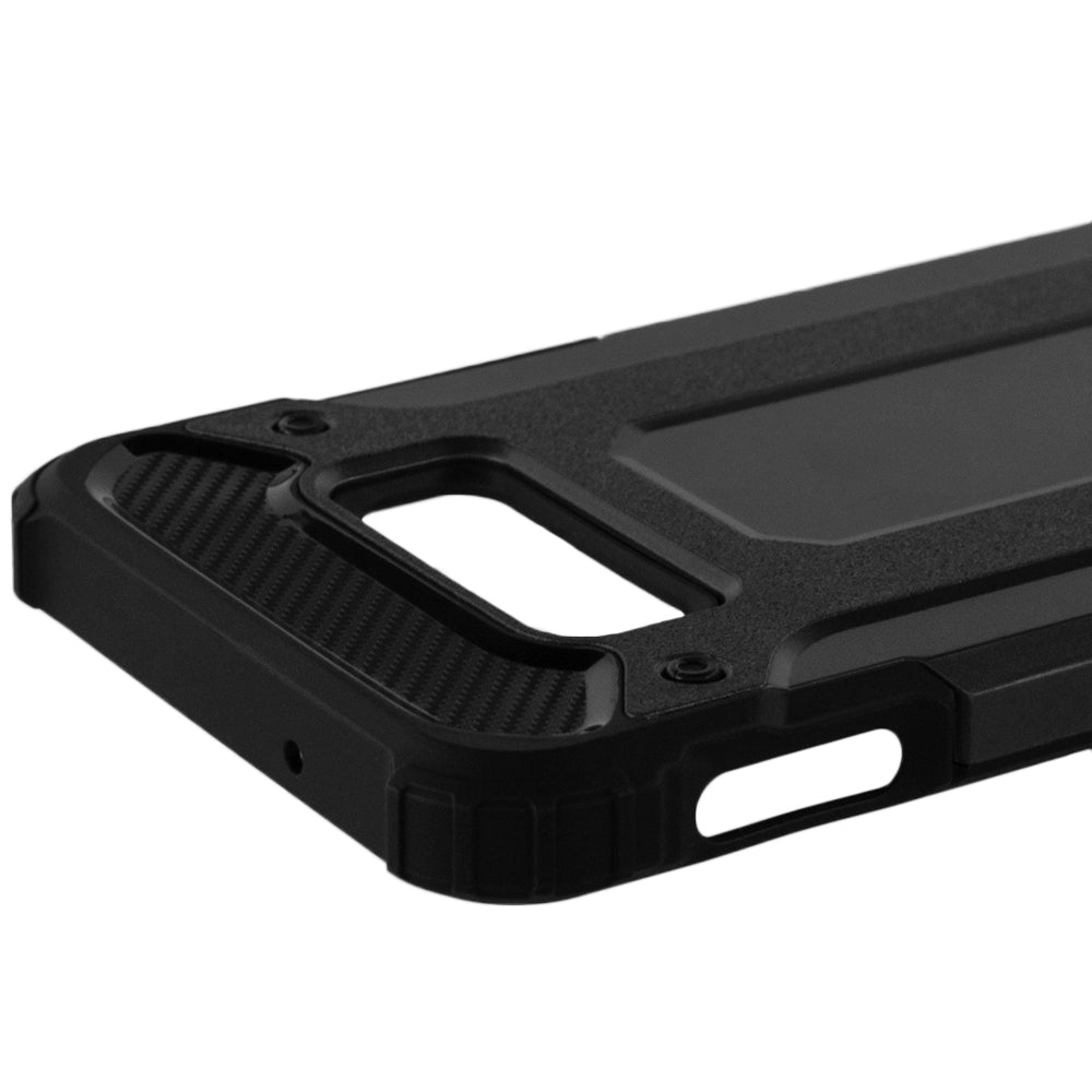 Coque pour Samsung Galaxy S10e G970, Techsuit, Hybrid Armor, Noire