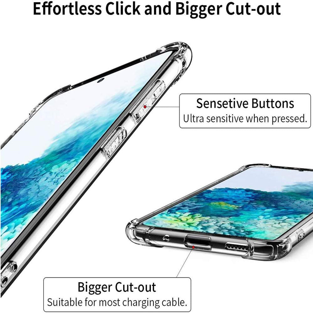 Coque pour Samsung Galaxy S20+ 5G G986 / S20+ G985, Techsuit, Anti-choc Claire, Transparente