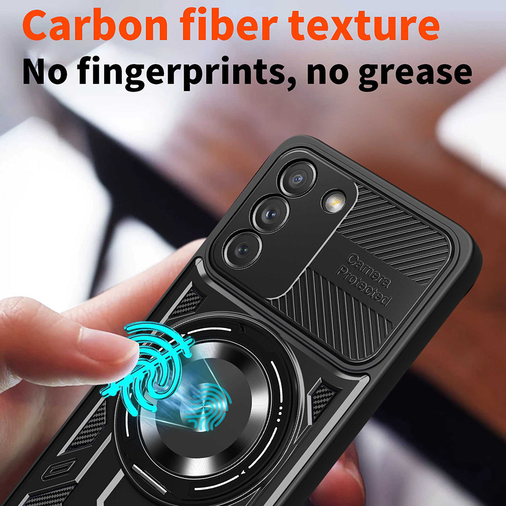Coque pour Samsung Galaxy S21 FE 5G G990, Techsuit, RuggedCam, Noire