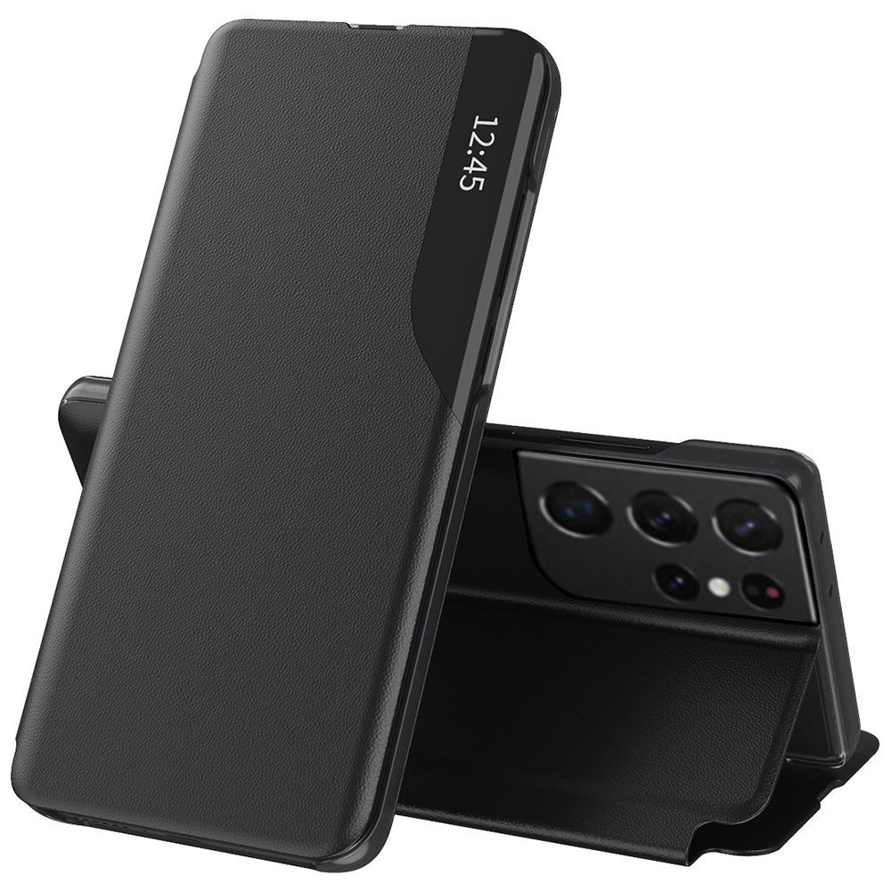 Coque pour Samsung Galaxy S21 Ultra 5G G998, Techsuit, eFold, Noire