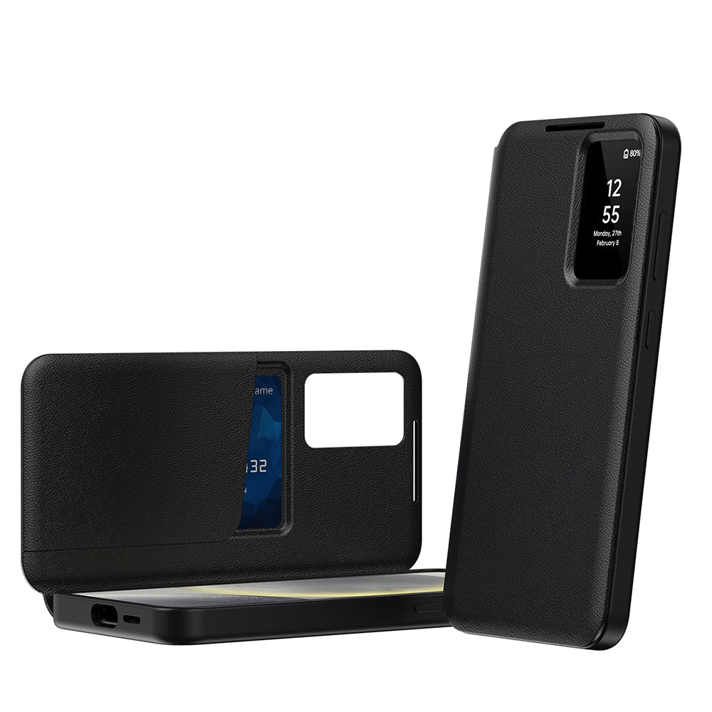 Coque pour Samsung Galaxy S22+ 5G S906, Techsuit, SmartView, Noire