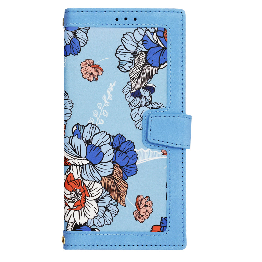 Coque pour Samsung Galaxy S22 Ultra 5G S908, Techsuit, FlipCraft, Bleu
