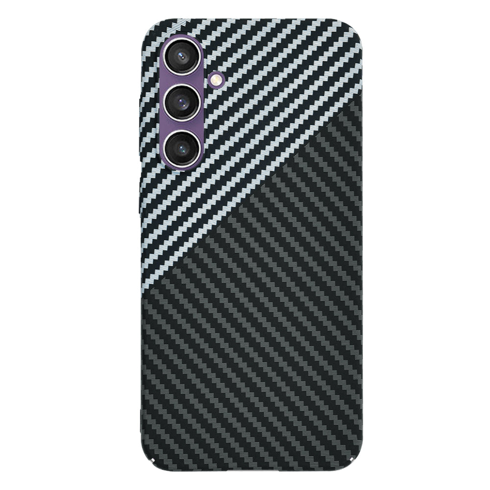 Coque pour Samsung Galaxy S23 FE S711, Techsuit, Carbonite FiberShell, Noir Gris