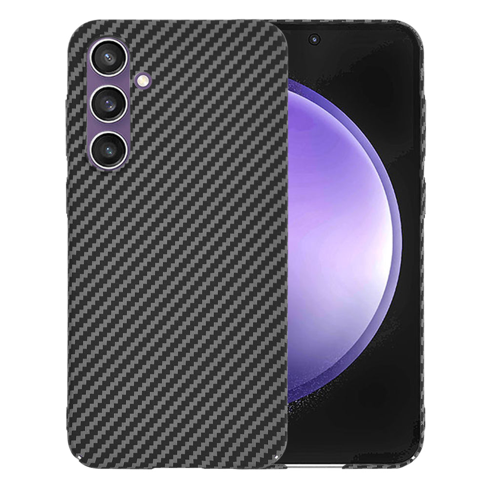 Coque pour Samsung Galaxy S23 FE S711, Techsuit, Carbonite FiberShell, Noire
