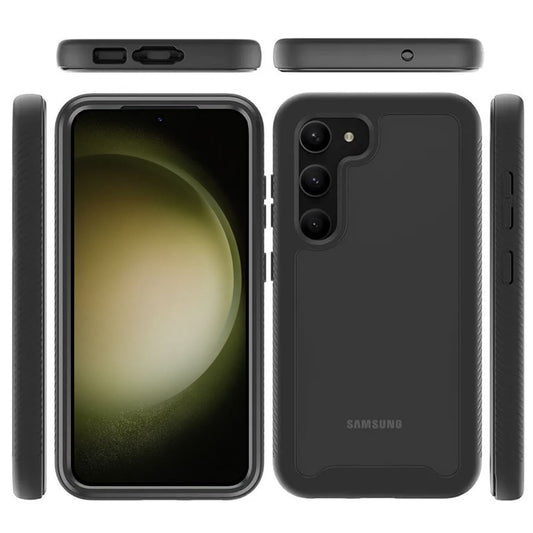 Hoes voor Samsung Galaxy S23+ S916, Techsuit, Defense360 Pro, Zwart