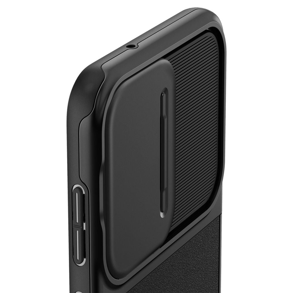 Étui pour Samsung Galaxy S23 S911, Spigen, Optik Armor, Noir