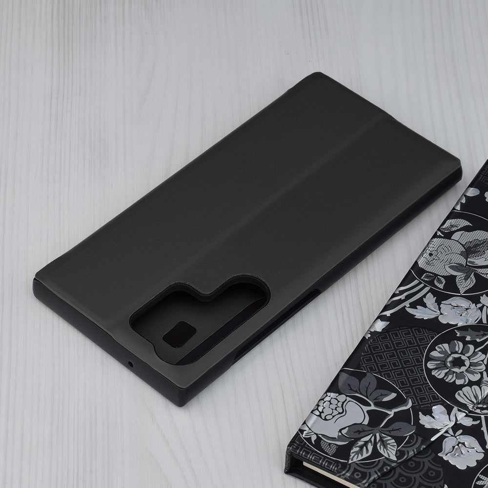 Coque pour Samsung Galaxy S23 Ultra S918, Techsuit, eFold, Noire