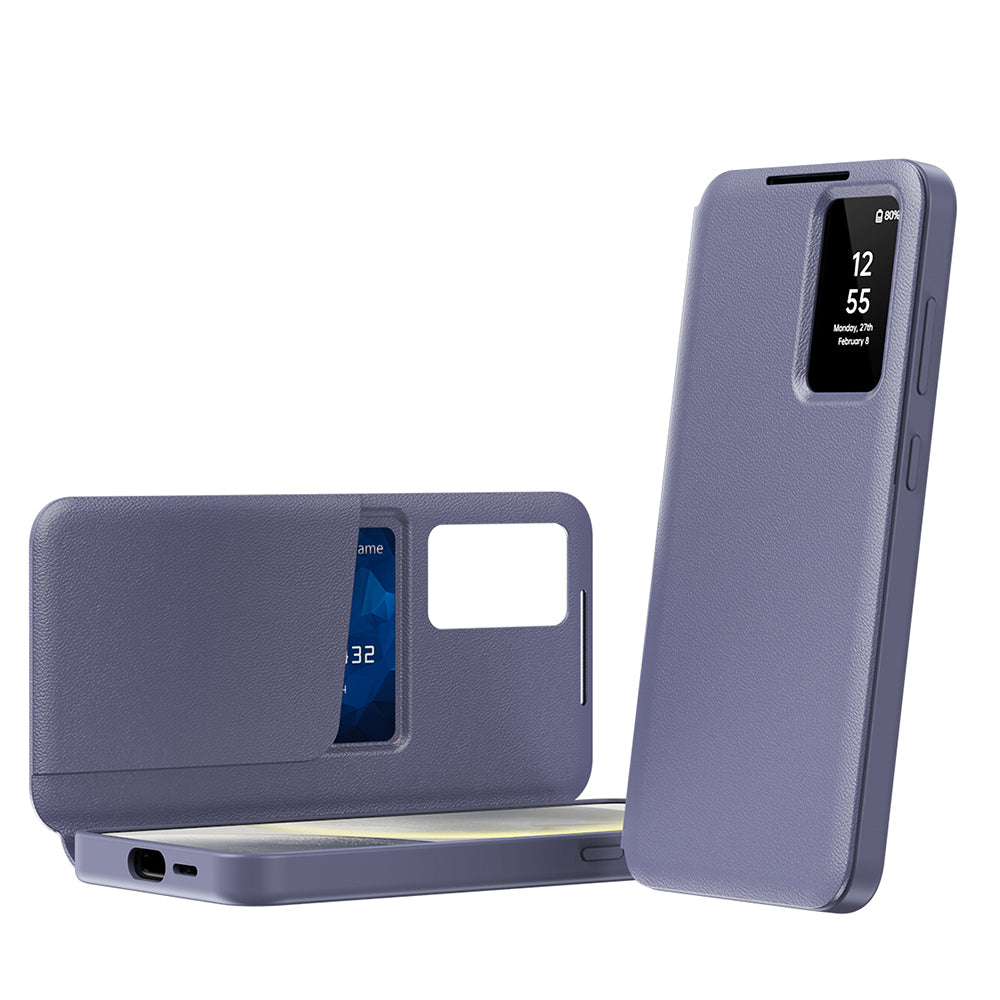 Coque pour Samsung Galaxy S23 Ultra S918, Techsuit, SmartView, Violet