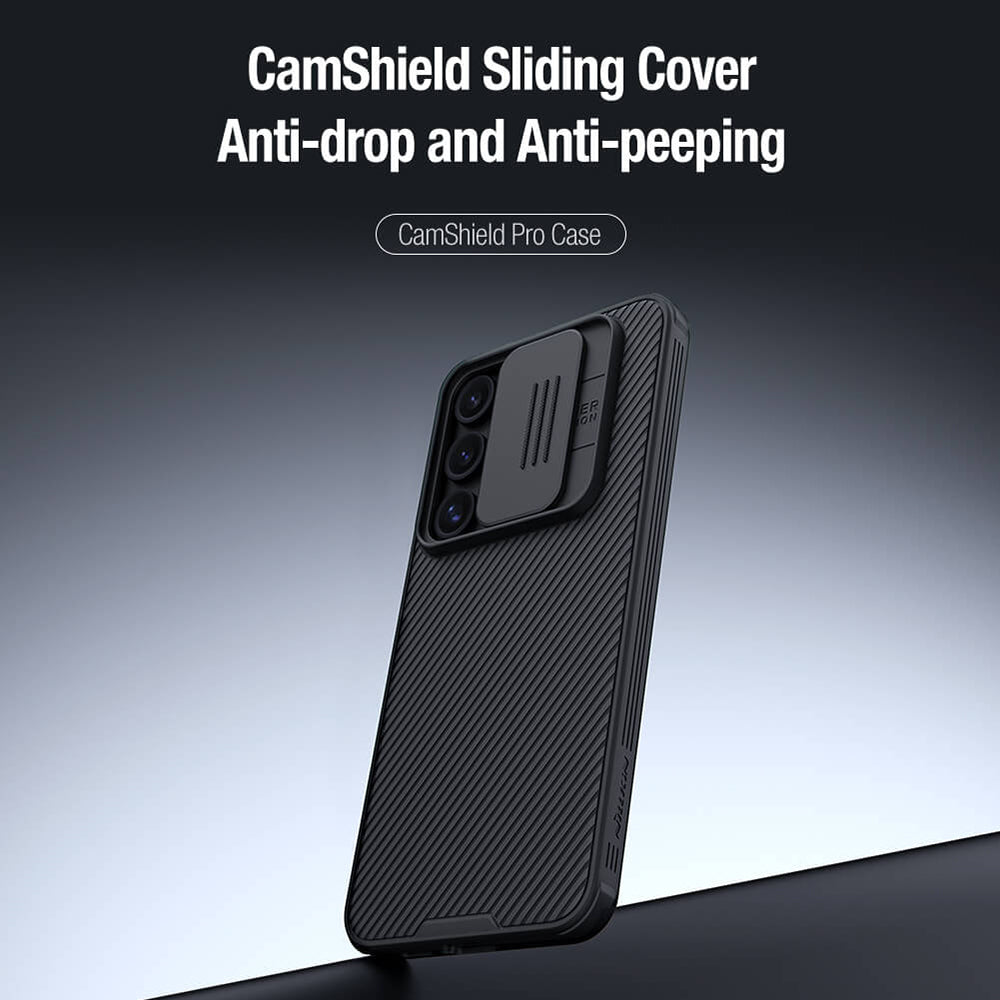 Hoes voor Samsung Galaxy S24 FE S721, Nillkin, CamShield Pro, Blauw
