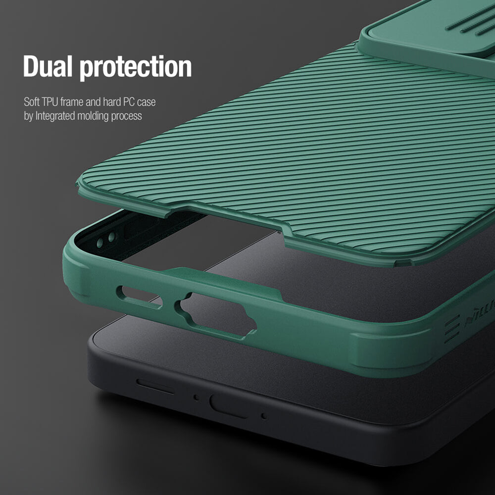 Hoes voor Samsung Galaxy S24 FE S721, Nillkin, CamShield Pro, Blauw