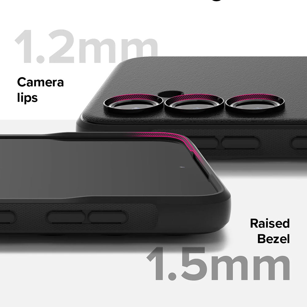 Coque pour Samsung Galaxy S24 FE S721, Ringke, Onyx, Noire