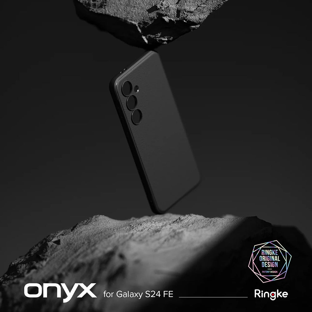 Coque pour Samsung Galaxy S24 FE S721, Ringke, Onyx, Noire