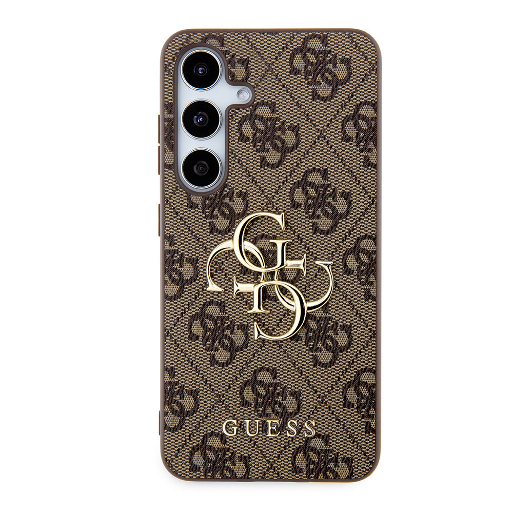 Hoes voor Samsung Galaxy S24+ S926, Guess, 4G Big Logo, Bruin