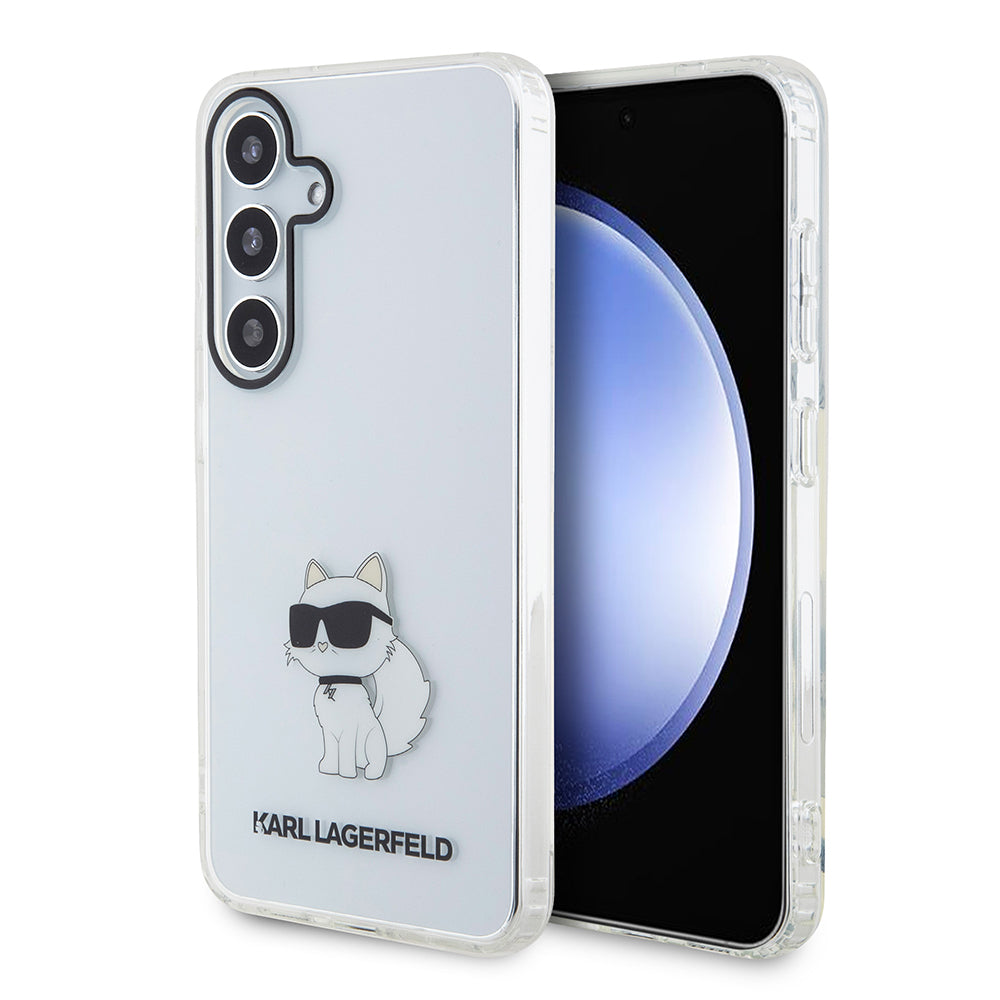 Hülle für Samsung Galaxy S24+ S926, Karl Lagerfeld, IML Luxury Choupette, Transparent
