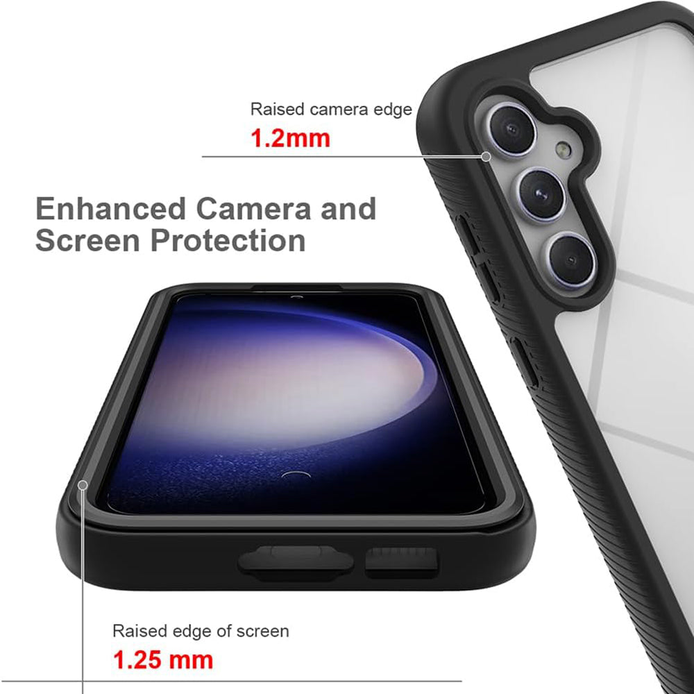 Coque pour Samsung Galaxy S24+ S926, Techsuit, Defense360 Pro, Noire