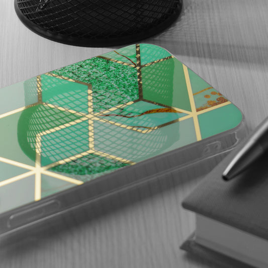 Coque pour Samsung Galaxy S24+ S926, Techsuit, Marble, Vert